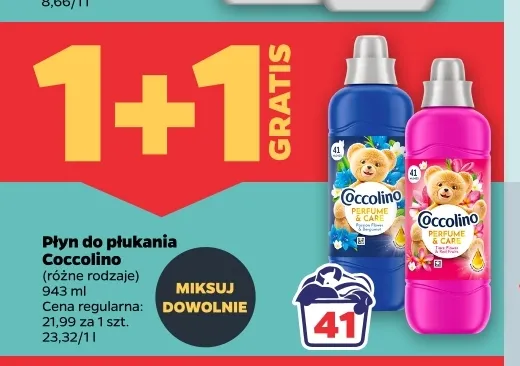 Płyn do płukania Coccolino promocja w Netto