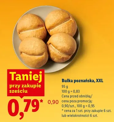 Bułka poznańska, XXL promocja w Lidl