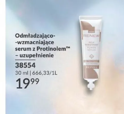 Odmładzająco-wzmacniające serum z Protinolem uzupełnienie Avon promocja w AVON
