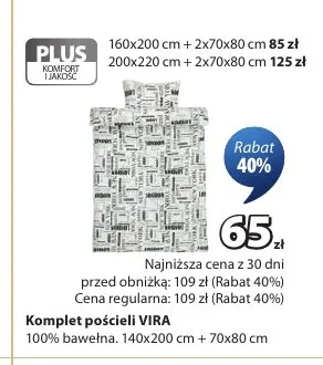 Komplet pościeli Vira promocja w Jysk