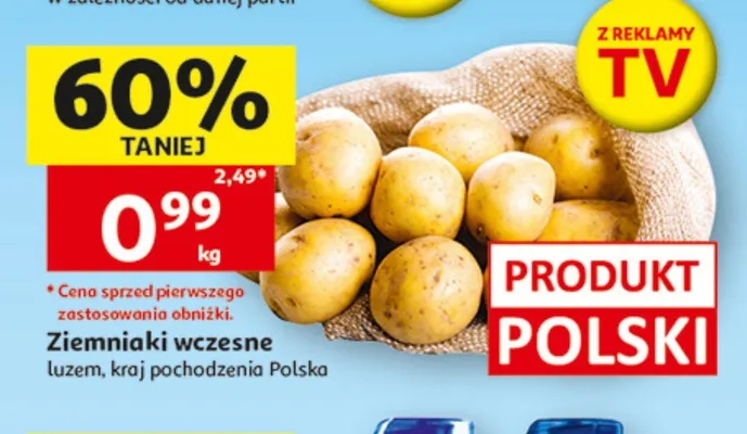 Ziemniaki wczesne luzem polskie promocja w Auchan