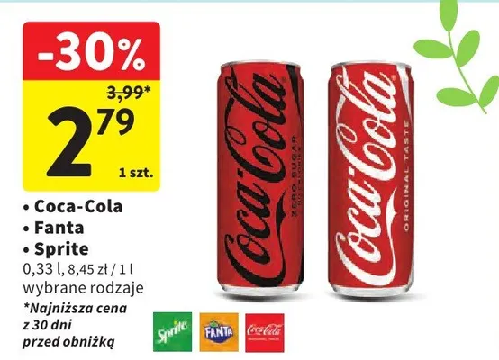 Napój gazowany Fanta promocja w Intermarche