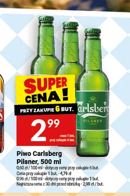 Piwo Carlsberg Pilsner promocja w Twój Market