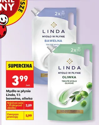 Mydło w płynie bawełna promocja w Biedronka