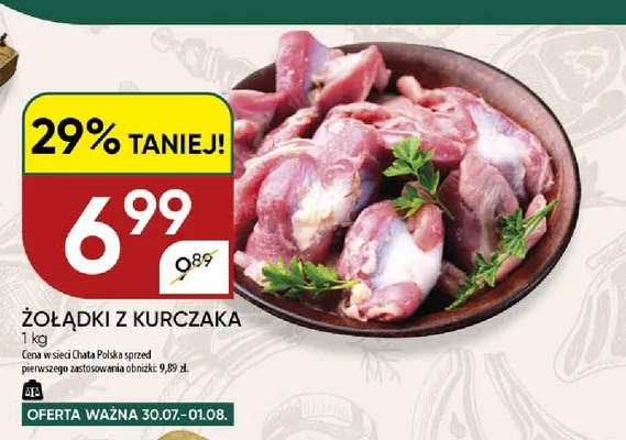 Żołądki z kurczaka promocja w Chata Polska