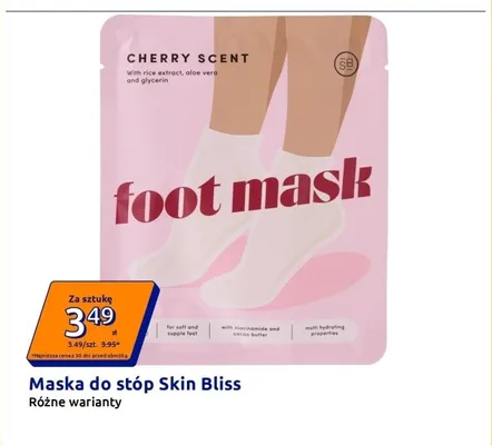 Maska do stóp Skin Bliss promocja w Action