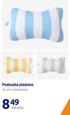 Poduszka plażowa 30x20 cm promocja w Action