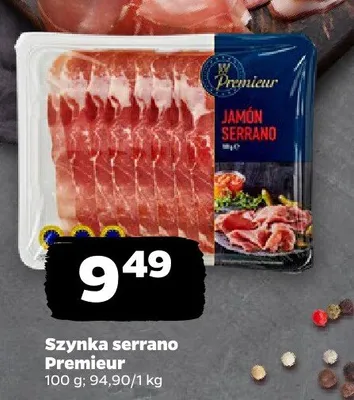 Szynka serrano promocja w Netto