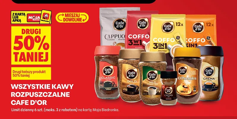 Napój kawowy Cafe d'Or Coffo 3in1 Classic promocja w Biedronka