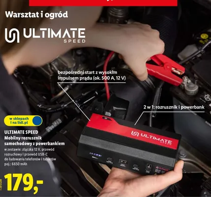 Mobilny rozrusznik samochodowy z powerbankiem promocja w Lidl