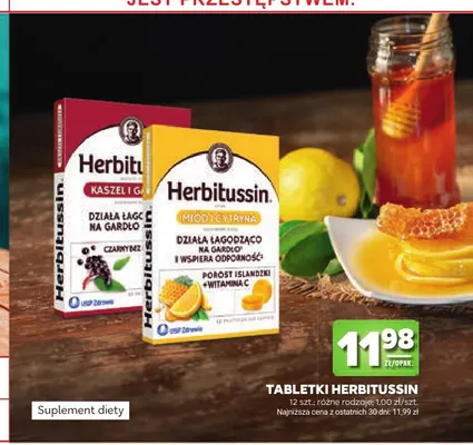 Tabletki Herbitussin promocja w Stokrotka