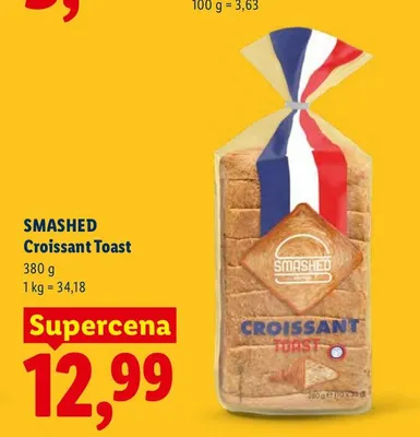 Croissant Toast Smashed promocja w Lidl