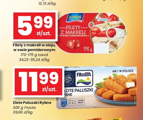 Złote paluszki rybne Frosta promocja w emma MARKET