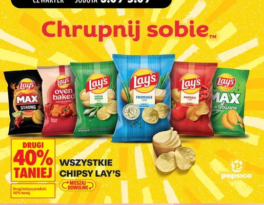 Chipsy Lay's Max Strong Chilli & Lime promocja w Biedronka