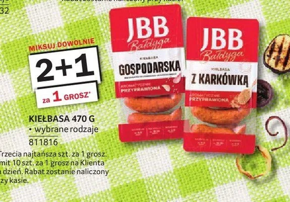 Kiełbasa z karkówką JBB Bałdyga promocja w Selgros