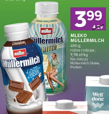 Mleko różne rodzaje promocja w Stokrotka