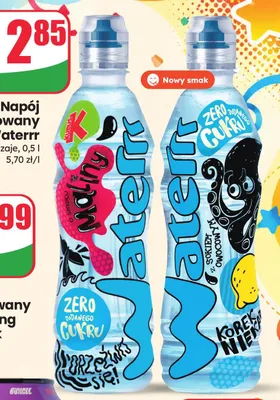 Napój niegazowany Kubuś Waterrr promocja w Dino