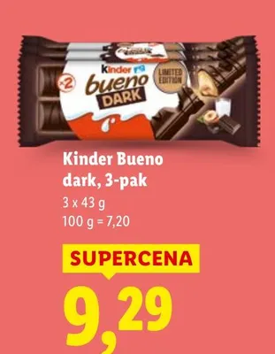 Baton czekoladowy dark promocja w Lidl