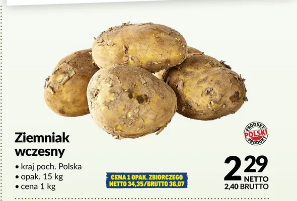 Ziemniak wczesny polski promocja w Makro