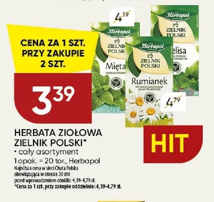Herbata ziołowa Herbapol Zielnik Polski Melisa promocja w Chata Polska