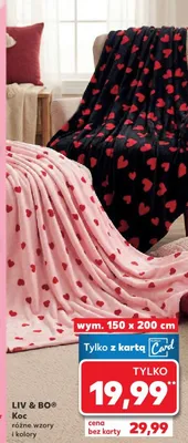 Koc 150x200 cm promocja w Kaufland