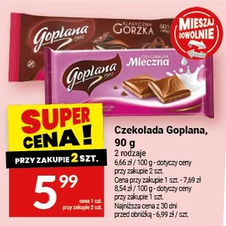 Czekolada Goplana promocja w Twój Market