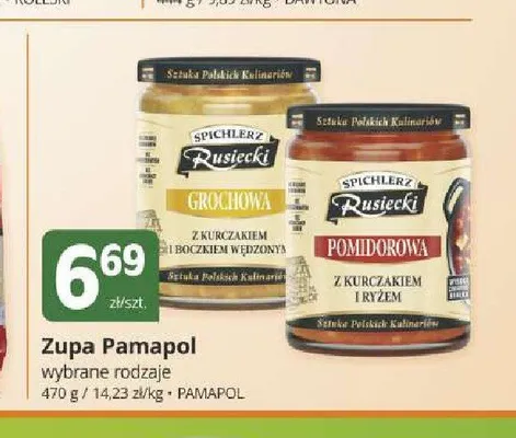 Zupa Pamapol grochowa z kurczakiem i boczkiem wędzonym promocja w Marketvita