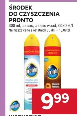Środek do czyszczenia Pronto Classic Wood promocja w Stokrotka