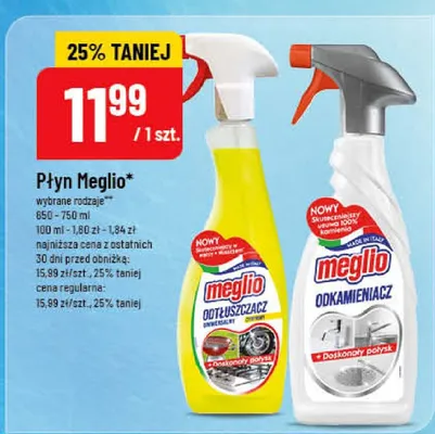Płyn Meglio promocja w POLOmarket