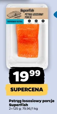 Pstrąg łososiowy porcje promocja w Netto