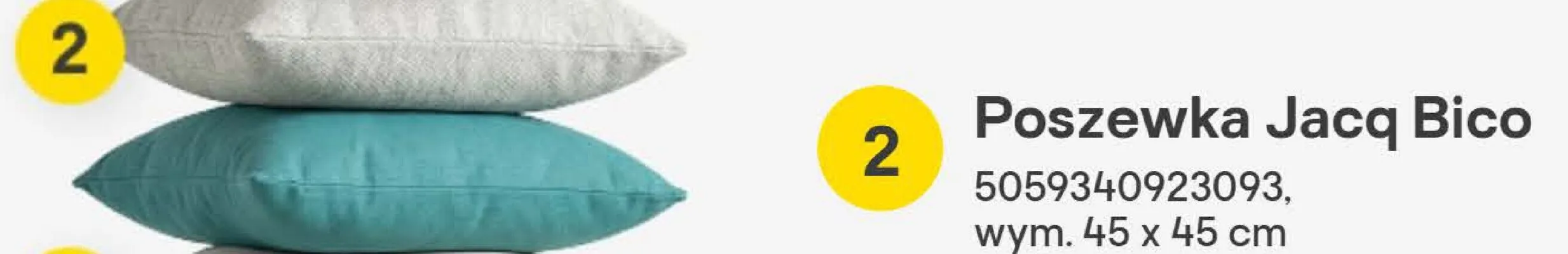 Poszewka Jacq Bico promocja w Castorama