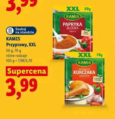 Przyprawa Kamis Papryka słodka mielona XXL promocja w Lidl