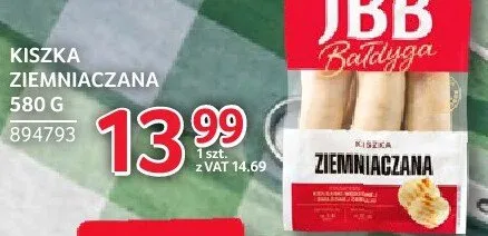 Kiszka ziemniaczana JBB Bałdyga 580g promocja w Selgros