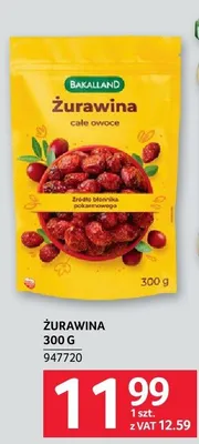 Żurawina 300g Bakalland promocja w Selgros