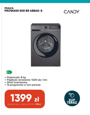 Pralka Candy PROWASH 500 promocja w Max Elektro