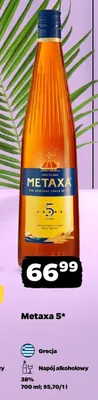 Brandy Metaxa 5* promocja w Netto