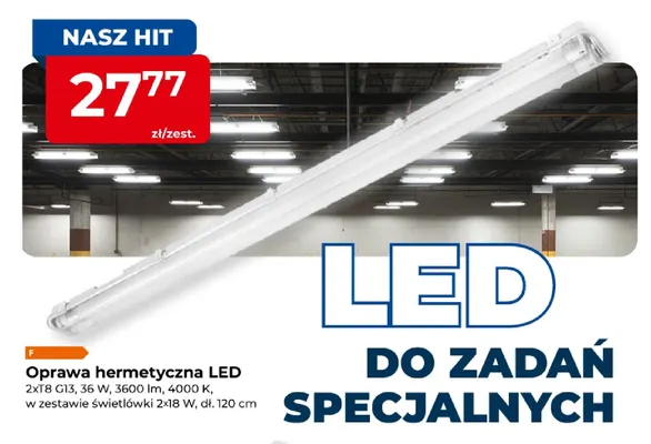 Oprawa hermetyczna LED promocja w PSB Mrówka