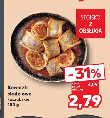 Koreczki śledziowe kaszubskie promocja w Kaufland
