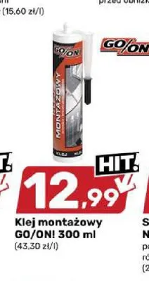 Klej montażowy GO/ON! promocja w Bricomarche