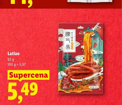 Przekąska Latiao promocja w Lidl