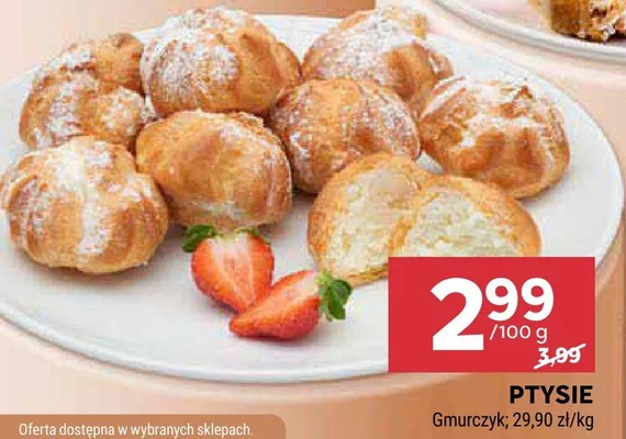 Ptysie Gmurczyk promocja w Stokrotka