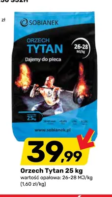 Węgiel orzech Sobianek Tytan promocja w Bricomarche