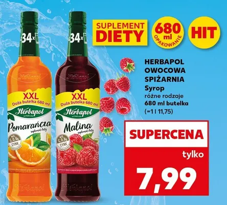 Syrop różne rodzaje promocja w Kaufland