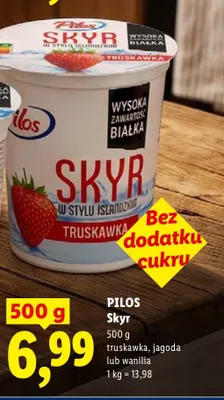 Skyr wanilia Pilos promocja w Lidl