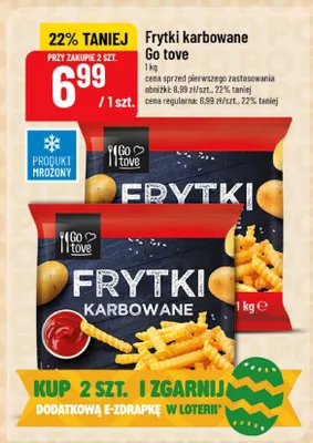 Frytki karbowane promocja w POLOmarket
