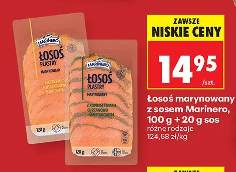 Łosoś marynowany z sosem Marinero promocja w Biedronka