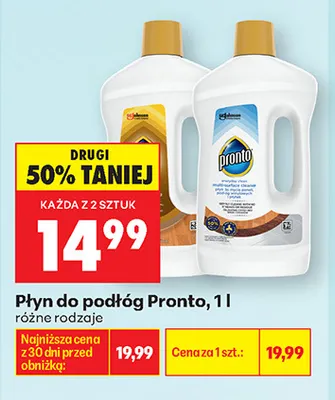 Płyn do podłóg Pronto promocja w Biedronka
