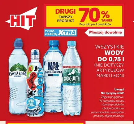 Woda mineralna niegazowana Nałęczowianka promocja w Kaufland