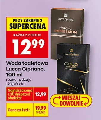 Woda toaletowa Strong Impression promocja w Biedronka