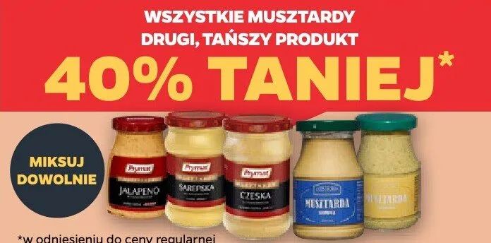 Musztardy (różne rodzaje) promocja w Netto